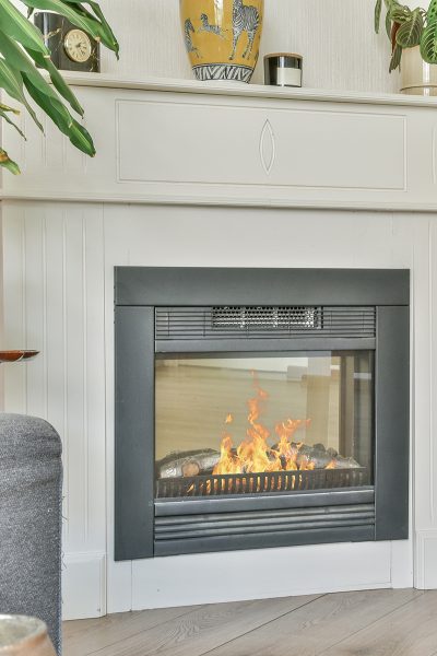 Stylish fireplace design